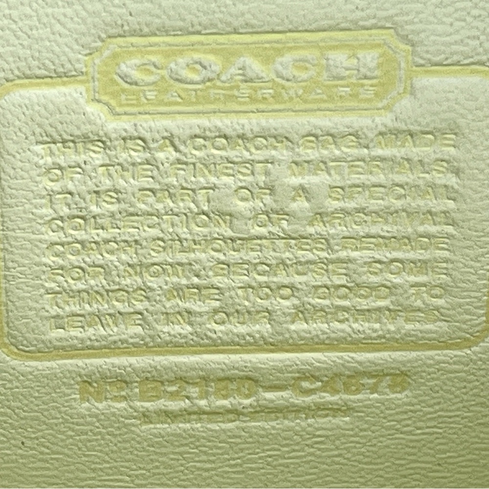 Coach Light Green Crossbody Bag with Gold Chain - Picture 8 of 16